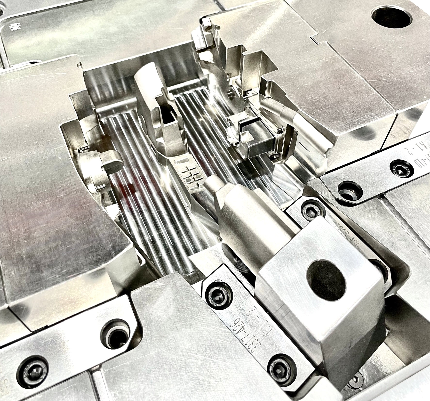 Custom laminated stator stack for high-efficiency motors