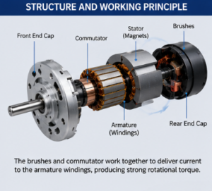 high torque brushed motor
