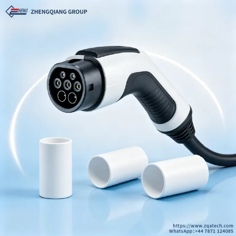 Alumina Ceramic Housing for EV Charging Connectors | High Voltage Insulation Ceramic Components - Guangdong Zhengqiang Technology Group