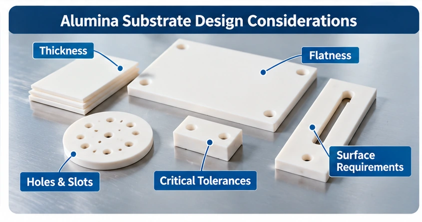 alumina substrate design considerations